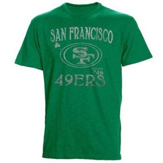 47 Brand San Francisco 49ers St. Patricks Day Scrum Premium T Shirt   Kelly Green