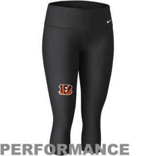 Nike Cincinnati Bengals Ladies Performance Capri Pants   Black