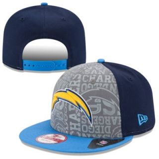 Mens New Era Navy Blue San Diego Chargers 2014 NFL Draft 9FIFTY Snapback Hat