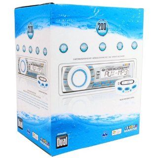 Dual MXDMA8030 In Dash Marine AM/FM/CD//iPod/Aux Receiver with MWR30 Wired Remote Control  Vehicle Receivers 