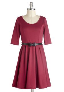 Abiding Beauty Dress in Ruby  Mod Retro Vintage Dresses