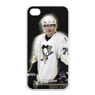 NHL Well known Hockey Player Evgeni Malkin of Pittsburgh Penguins Wearproof & Sleek iPhone4/4s Case Cell Phones & Accessories