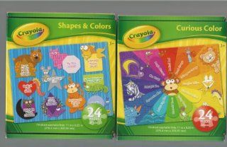 Crayola   SET of 4 Different 24pc Puzzles {Nip}   Jigsaw Puzzles