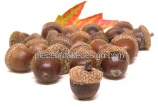 6" Round ~ Fall Acorns Birthday ~ Edible Image Cake/Cupcake Topper  Dessert Decorating Cake Toppers  Grocery & Gourmet Food
