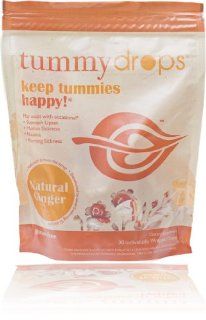 Tummydrops Ginger (bag of 30 individually wrapped drops) Health & Personal Care
