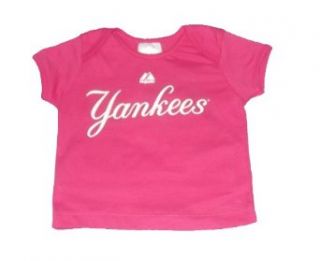 Yankees Infant and Toddler Girls MLB Tee Pink Jeter 2 (6 9Mos)  Infant And Toddler T Shirts  Clothing