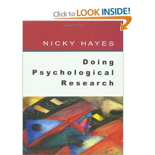 Doing Psychological Research 9780335203796 Medicine & Health Science Books @