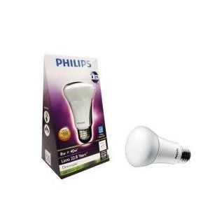 Philips 8 Watt (40W) A19 2700K (Soft White) Dimmable LED Light Bulb (E)*  (12 Pack)   Led Household Light Bulbs  