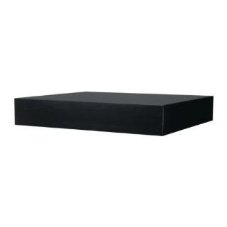 Ikea Lack Black Floating Shelf Concealed Mounting   Floating Shelves