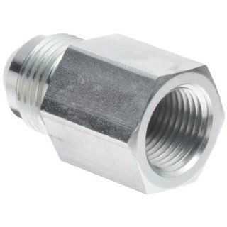 Eaton Aeroquip 2022 6 8S Female Connector, Male 37 Degree JIC, Female Pipe Thread, JIC 37 Degree & NPT End Types, Carbon Steel, 1/2 JIC(m) x 3/8 NPT(f) End Size, 1/2" Tube OD, 3/8" Female Pipe Size Flared Tube Fittings Industrial & Scie