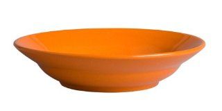 Waechtersbach Effect Glaze Orange Peel Soup Plates, Set of 4 Rimmed Soup Bowls Kitchen & Dining