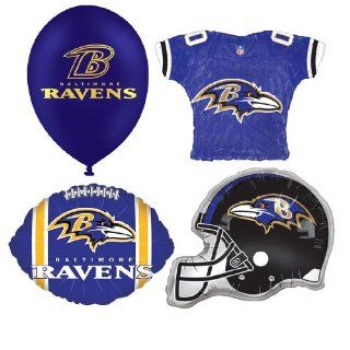 NFL Baltimore Ravens Balloon Party Pack  Sports Related Tailgating Fan Packs  Sports & Outdoors