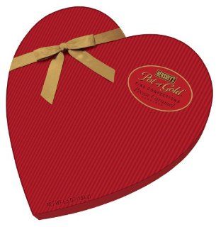 Valentines Hershey's Pot of Gold Pecan Caramel Clusters Heart Box, 6.5 Ounce  Chocolate Candy  Grocery & Gourmet Food