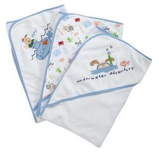 Especially For Baby 3 Pack Hooded Towel   Water Adventure  Baby
