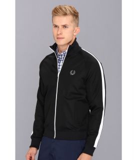 Fred Perry Tipped Track Jacket Black/White