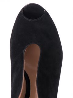 Open toe suede ankle boots  Gianvito Rossi