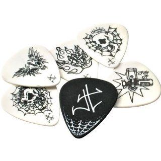 Dunlop James Hetfield Pick Tin with 6 Picks Musical Instruments