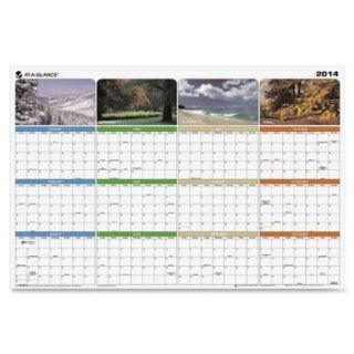 Seasons In Bloom Erasable Planner, Jan. Dec., Wall, 36" x 24", 2013 by AT A GLANCE (Catalog Category Calendars, Planners & Briefcases / Calendars / Wall)  Appointment Books And Planners 