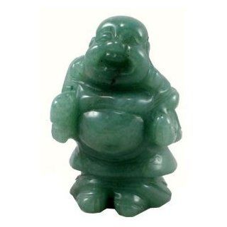 Jade Happy Buddha Statue Figurine  