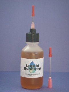 Liquid Bearings, Large 2 oz bottles of the TOP QUALITY 100% synthetic oil for sewing machines and sergers, makes them quieter and smoother, eliminates the stalling and humming when trying to slow stitch, odorless even when your machine gets hot
