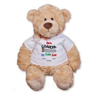 Personalized Best We Ever Saw Teddy Bear   16" Toys & Games