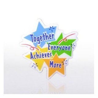 Lapel Pin   Together Everyone Achieves More   Multi Color  Jewelry Pins 