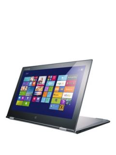 Lenovo YOGA 2 Pro Intel® Core™ i5 Processor, 4Gb RAM, 256Gb SSD, 13.3 inch Touchscreen Convertible Laptop   Silver