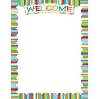 Creative Teaching Press™ Dots On Turquoise Welcome Classroom Chart