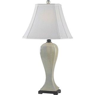 Kenroy Home Onoko Table Lamp, Pearlized White Finish