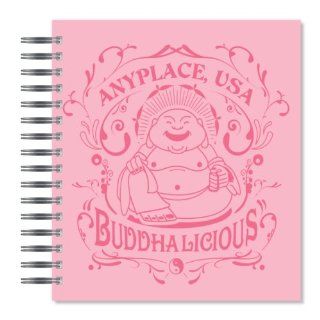 ECOeverywhere Buddhalicious Picture Photo Album, 18 Pages, Holds 72 Photos, 7.75 x 8.75 Inches, Multicolored (PA11809)  Wirebound Notebooks 