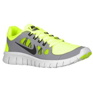 Nike Free 5.0   Boys Grade School   Running   Shoes   Volt/Cool Grey/Pure Platinum/Black