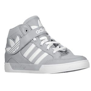adidas Originals Hard Court Hi Strap   Boys Grade School   Basketball   Shoes   Light Onyx/Running White/Light Onyx