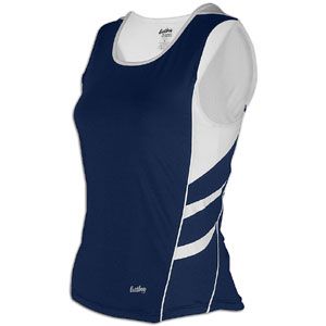  EVAPOR Compression Singlet   Womens   Track & Field   Clothing   Navy/White