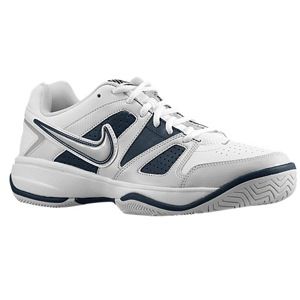 Nike City Court VII   Mens   Tennis   Shoes   White/Armory Navy/Grey