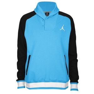 Jordan Pull Over Shawl   Mens   Basketball   Clothing   Vivid Blue/Black/White