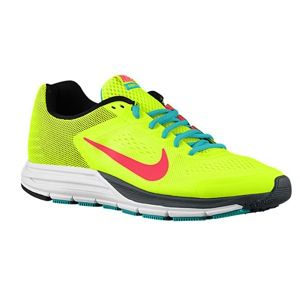 Nike Zoom Structure + 17   Womens   Running   Shoes   Volt/Turbo Green/Anthracite/Laser Crimson