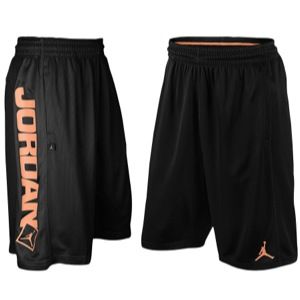 Jordan Go Two Three Shorts   Mens   Basketball   Clothing   Black/Atomic Orange