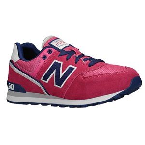 New Balance 574   Girls Grade School   Running   Shoes   Pink/Navy