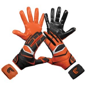 Cutters Yin Yang X40 Receiver Gloves   Mens   Football   Sport Equipment   Orange/Black