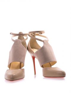Trotter 100mm leather and suede pumps  Christian Louboutin 