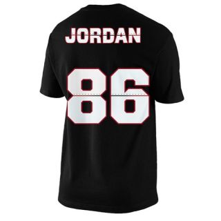 Jordan Retro 2 86 Jersey T Shirt   Mens   Basketball   Clothing   Black/Gym Red