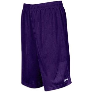  9 Basic Mesh Short with Pockets   Mens   Baseball   Clothing   Purple