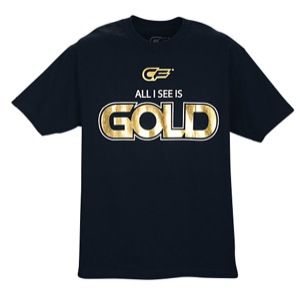 CF Athletic All I See Is Gold Foil T Shirt   Mens   Wrestling   Clothing   Navy/Gold
