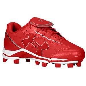 Under Armour Glyde TPU CC   Womens   Softball   Shoes   Red/White