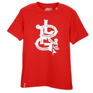 LRG Lifted Nobility S/S T Shirt   Mens   Casual   Clothing   Red