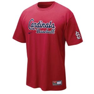 Nike MLB Practice T Shirt   Mens   Baseball   Clothing   St. Louis Cardinals   Red