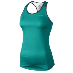 Nike Dri Fit Racer Running Tank   Womens   Running   Clothing   Sport Turquoise/Anthracite/Metallic Red Bronze
