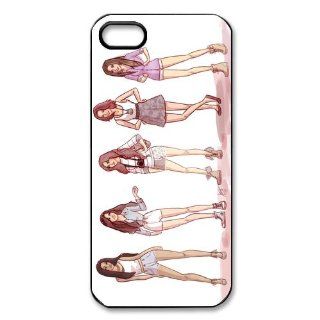 Fifth Harmony Plastic Case/Cover FOR Apple iPhone 5, Hard Case Black/White Cell Phones & Accessories