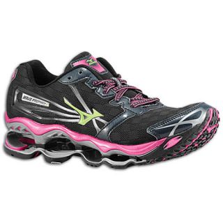 Mizuno Wave Prophecy 2   Womens   Running   Shoes   Anthracite/Electric/Apple Green