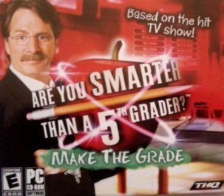 Are You Smarter Than a Fifth Grader Make The Grade PC CD ROM Software, Windows Vista/XP CD Video Games